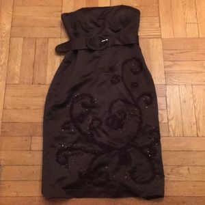 ArdenB Strapless Brown Dress Size 8
